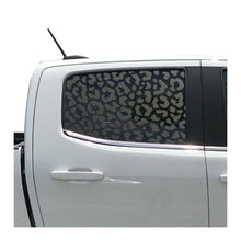 Load image into Gallery viewer, Cheetah Print All Over Decal for 2014-2022 Chevy Colorado Rear Window - Matte Black
