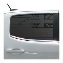 Load image into Gallery viewer, State of Hawaii Flag Decal for 2014-2022 Chevy Colorado Rear Door Windows - Matte Black
