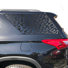 Load image into Gallery viewer, Cheetah Leopard All Over Print Decals for 2018-2023 Chevy Traverse 3rd Windows - Matte Black
