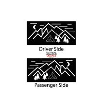 Load image into Gallery viewer, Mountain Scene Decal for 2000-2006 Chevy Tahoe 3rd Windows - Matte Black
