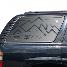 Load image into Gallery viewer, Mountain Scene Decal for 2000-2006 Chevy Tahoe 3rd Windows - Matte Black
