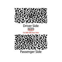 Load image into Gallery viewer, Cheetah Leopard Print All Over Decal for 2000-2006 Chevy Tahoe Rear Third Window - Matte Black
