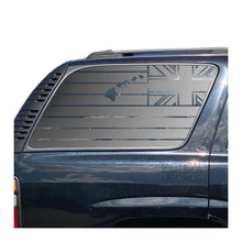 Load image into Gallery viewer, State of Hawaii Flag Decal for 2000-2006 Chevy Tahoe 3rd Windows - Matte Black
