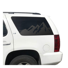 Load image into Gallery viewer, Mountain Scene Decal for 2007-2014 Chevy Tahoe 3rd Windows - Matte Black
