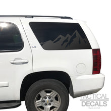 Load image into Gallery viewer, Mountain Scene Decal for 2007-2014 Chevy Tahoe 3rd Windows - Matte Black
