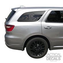 Load image into Gallery viewer, State of Colorado Flag w/Mountains Decal for 2011 - 2024 Dodge Durango Windows - Matte Black
