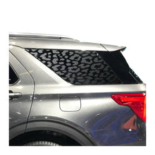 Load image into Gallery viewer, Cheetah allover print Decal for 2020- 2025 Ford Explorer 3rd Windows - Matte Black

