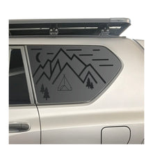 Load image into Gallery viewer, Minimalist Mountain Scene Decal for 2010-2023 Lexus GX460 3rd Windows - Matte Black
