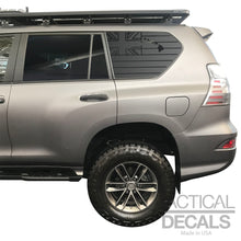 Load image into Gallery viewer, State of Hawaii Flag Decal for 2010-2023 Lexus GX460 3rd Windows - Matte Black
