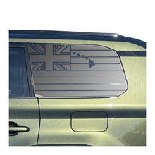 Load image into Gallery viewer, State of Hawaii Flag Decal with Islands for 2024-2025 Lexus GX550 Rear Window - Matte Black
