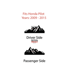 Load image into Gallery viewer, Mountain Scene Decal for 2009-2015 Honda Pilot 3rd Windows - Matte Black
