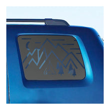Load image into Gallery viewer, Minimalist Mountain Scene Decal for 2009-2015 Honda Pilot 3rd Windows - Matte Black
