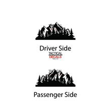 Load image into Gallery viewer, Outdoor Mountain Scene Decal for 2009-2015 Honda Pilot 3rd Windows - Matte Black
