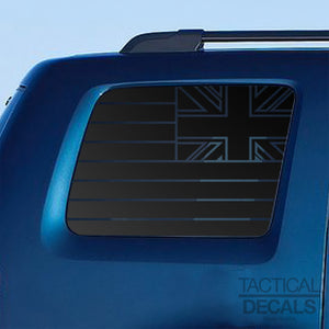 State of Hawaii Flag Decal for 2009-2015 Honda Pilot 3rd Windows - Matte Black