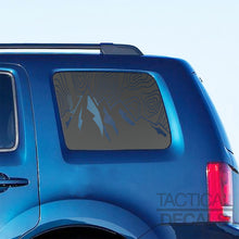 Load image into Gallery viewer, Topography Mountain Scene Decal for 2009-2015 Honda Pilot 3rd Windows - Matte Black
