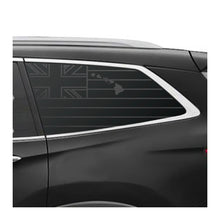 Load image into Gallery viewer, State of Hawaii Flag Decal for 2016-2022 Honda Pilot 3rd Windows - Matte Black
