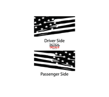 Load image into Gallery viewer, Distressed USA Flag Decal for 2016-2022 Honda Pilot 3rd Windows - Matte Black

