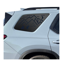 Load image into Gallery viewer, Minimalist Mountain Scene Decals for 2023-2025 Honda Pilot Rear Windows - Matte Black
