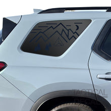 Load image into Gallery viewer, Minimalist Mountain Scene Decals for 2023-2025 Honda Pilot Rear Windows - Matte Black
