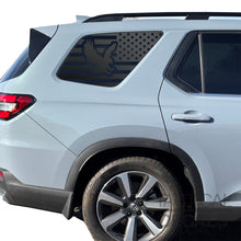 Load image into Gallery viewer, USA Flag Decal with Eagle for 2023-2025 Honda Pilot Rear Windows - Matte Black
