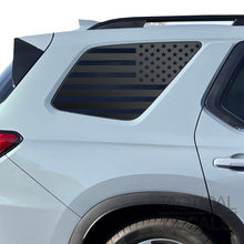 Load image into Gallery viewer, USA Flag design decal for 2023 - 2026 Honda Pilot 3rd Windows - Matte Black
