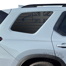 Load image into Gallery viewer, State of Hawaii Flag Decal with Islands for 2023-2025 Honda Pilot Rear Windows - Matte Black
