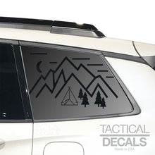 Load image into Gallery viewer, Minimalist Mountain Scene Decal for 2019 - 2025 Honda Passport Windows - Matte Black
