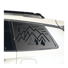 Load image into Gallery viewer, Minimalist Mountain Scene Decal for 2019 - 2025 Honda Passport Windows - Matte Black
