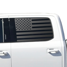 Load image into Gallery viewer, USA American Flag Decal for 2015- 2020 Ford F-150 Windows - Matte Black
