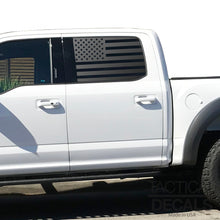 Load image into Gallery viewer, USA American Flag Decal for 2015- 2020 Ford F-150 Windows - Matte Black
