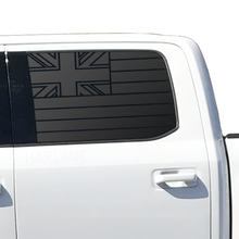Load image into Gallery viewer, State of Hawaii Flag Decal for 2015- 2020 Ford F-150 Windows - Matte Black
