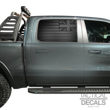 Load image into Gallery viewer, State of Hawaii Decal for 2019-2024 Ram 1500 Rebel Rear Door Windows - Matte Black
