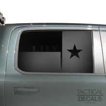 Load image into Gallery viewer, State of Texas Decal for 2019-2024 Ram 1500 Rebel Rear Door Windows - Matte Black
