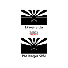 Load image into Gallery viewer, State of Arizona Decal for 2007 - 2023 Jeep Wrangler Hardtop Windows - Matte Black
