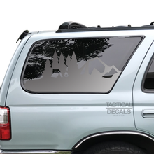 Load image into Gallery viewer, Camping Outdoor Scene Decal for 1996-2002 Toyota 4Runner 3rd Windows - Matte Black
