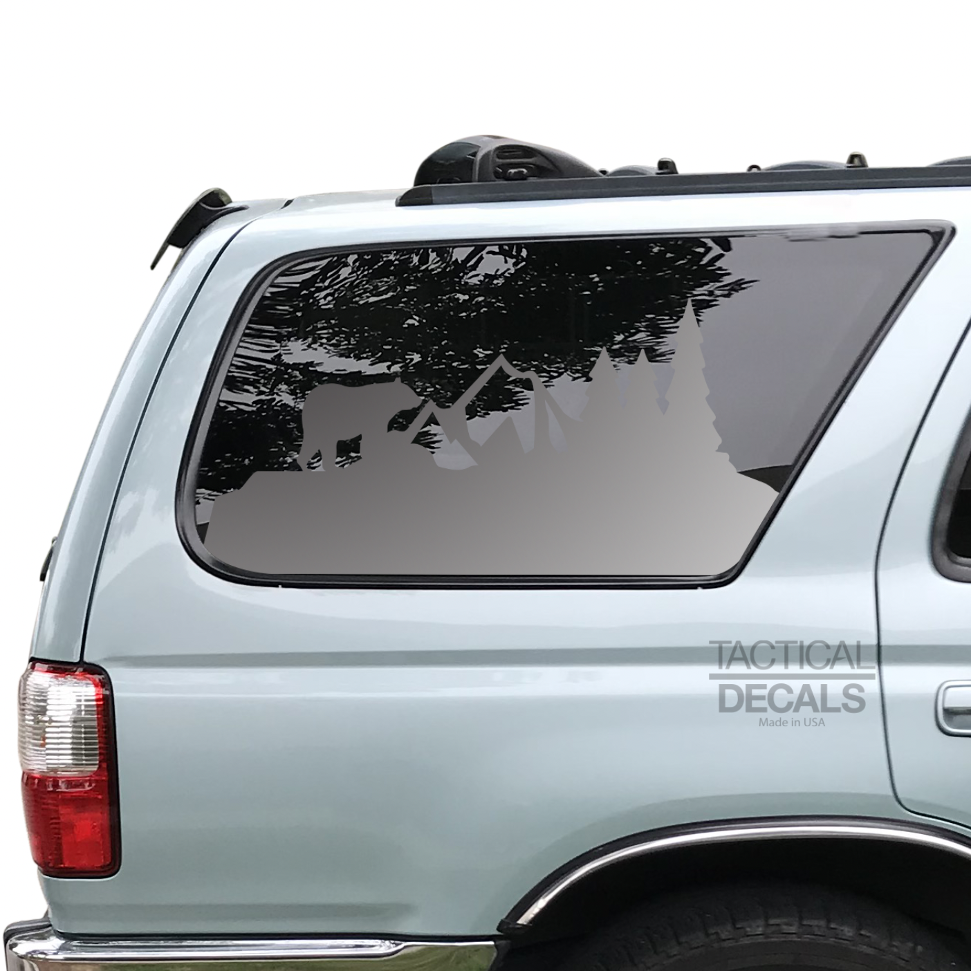 Fits 2010-2024 Toyota 4RUNNER Rear Side Window Polynesian Tribal Decal Sticker
