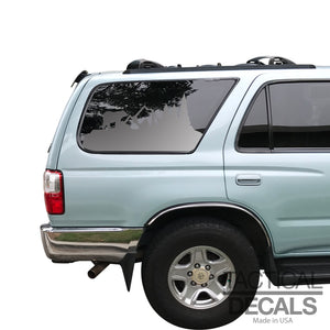 Mountain Bear Scene Decal for 1996-2002 Toyota 4Runner 3rd Windows - Matte Black