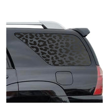 Load image into Gallery viewer, Cheetah leopard allover print Decal for 2003 - 2009 Toyota 4Runner Windows - Matte Black
