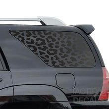 Load image into Gallery viewer, Cheetah leopard allover print Decal for 2003 - 2009 Toyota 4Runner Windows - Matte Black
