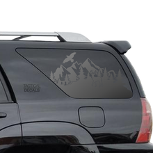 Load image into Gallery viewer, Wildlife Outdoor scene Decal for 2003 - 2009 Toyota 4Runner Windows - Matte Black
