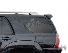 Load image into Gallery viewer, Wildlife Outdoor scene Decal for 2003 - 2009 Toyota 4Runner Windows - Matte Black
