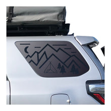 Load image into Gallery viewer, Mountain Scene Design Decal for 2010 - 2024 Toyota 4Runner Windows - Matte Black
