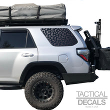 Load image into Gallery viewer, Cheetah Leopard allover print Decal for 2010 - 2024 Toyota 4Runner Windows - Matte Black
