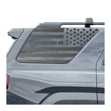 Load image into Gallery viewer, Distressed II USA Flag Decal for 2025 Toyota 4Runner Windows - Matte Black
