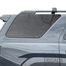 Load image into Gallery viewer, Topography Map Decal for 2025 Toyota 4Runner Windows - Matte Black
