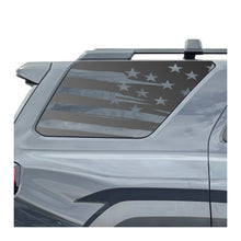 Load image into Gallery viewer, Distressed USA Flag Decal for 2025 Toyota 4Runner Windows - Matte Black
