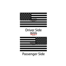 Load image into Gallery viewer, USA Flag Decal for 2023 - 2024 Toyota Sequoia Rear Windows - Matte Black
