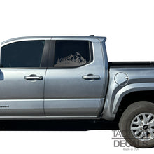 Load image into Gallery viewer, Outdoor Wildlife Scene Decals for 2024+ Toyota Tacoma Rear Door Windows - Matte Black
