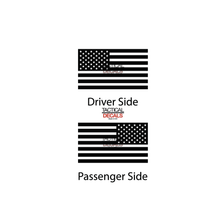 Load image into Gallery viewer, USA Flag Decal for 2021-2023 Jeep Grand Cherokee Non-L 3rd Windows - Matte Black

