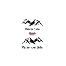 Load image into Gallery viewer, Mountain Scene Decal for 2015-2020 Chevy Tahoe 3rd Windows - Matte Black
